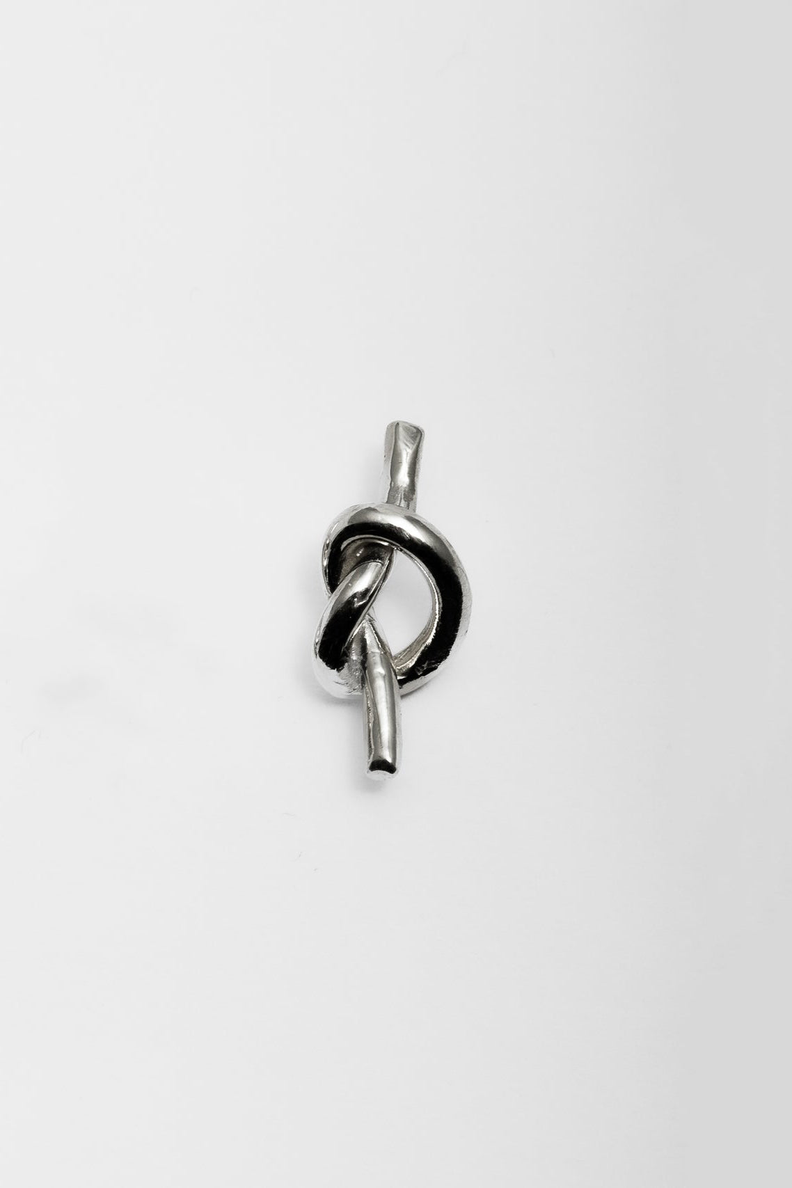 Knot Stud in Sterling Silver