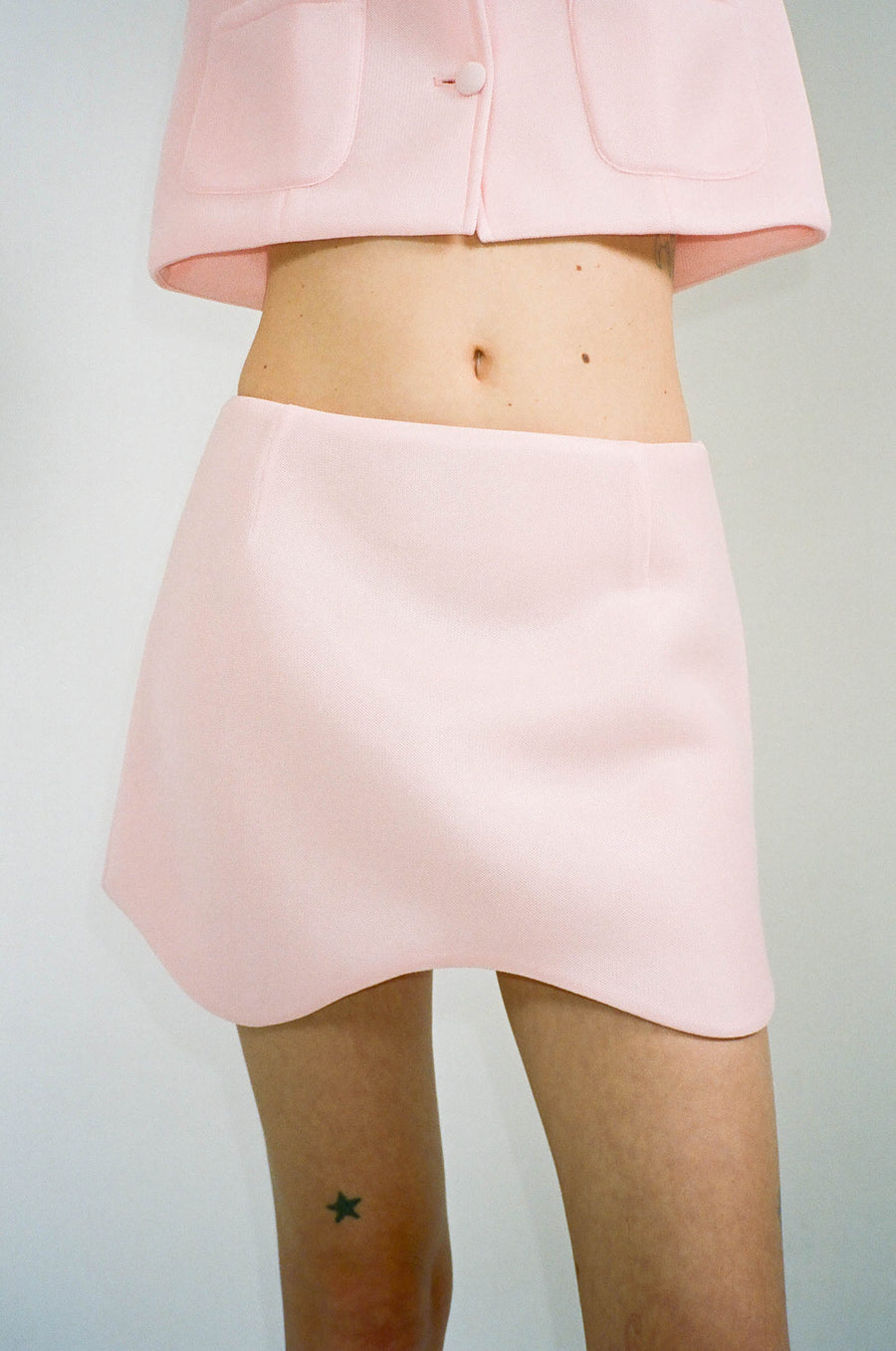 Coda Skirt in Pink Mesh
